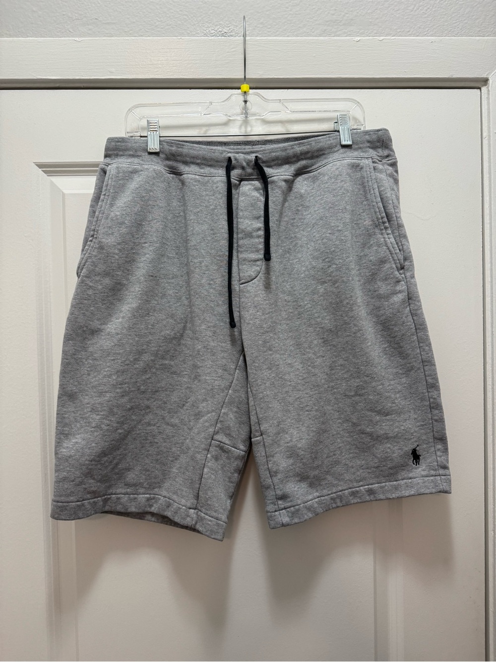 Polo Ralph Lauren Tech Fleece Gray Double Knit Preppy Shorts